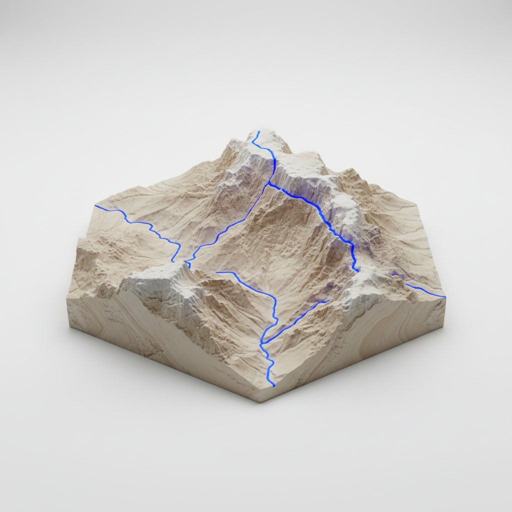 Sandstone terrain tile